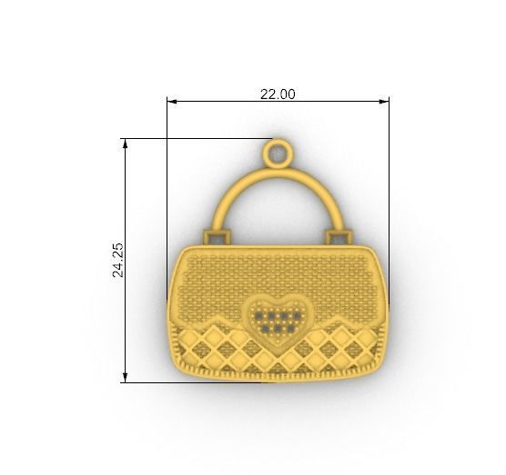 Jewel handbag   3D print model_4
