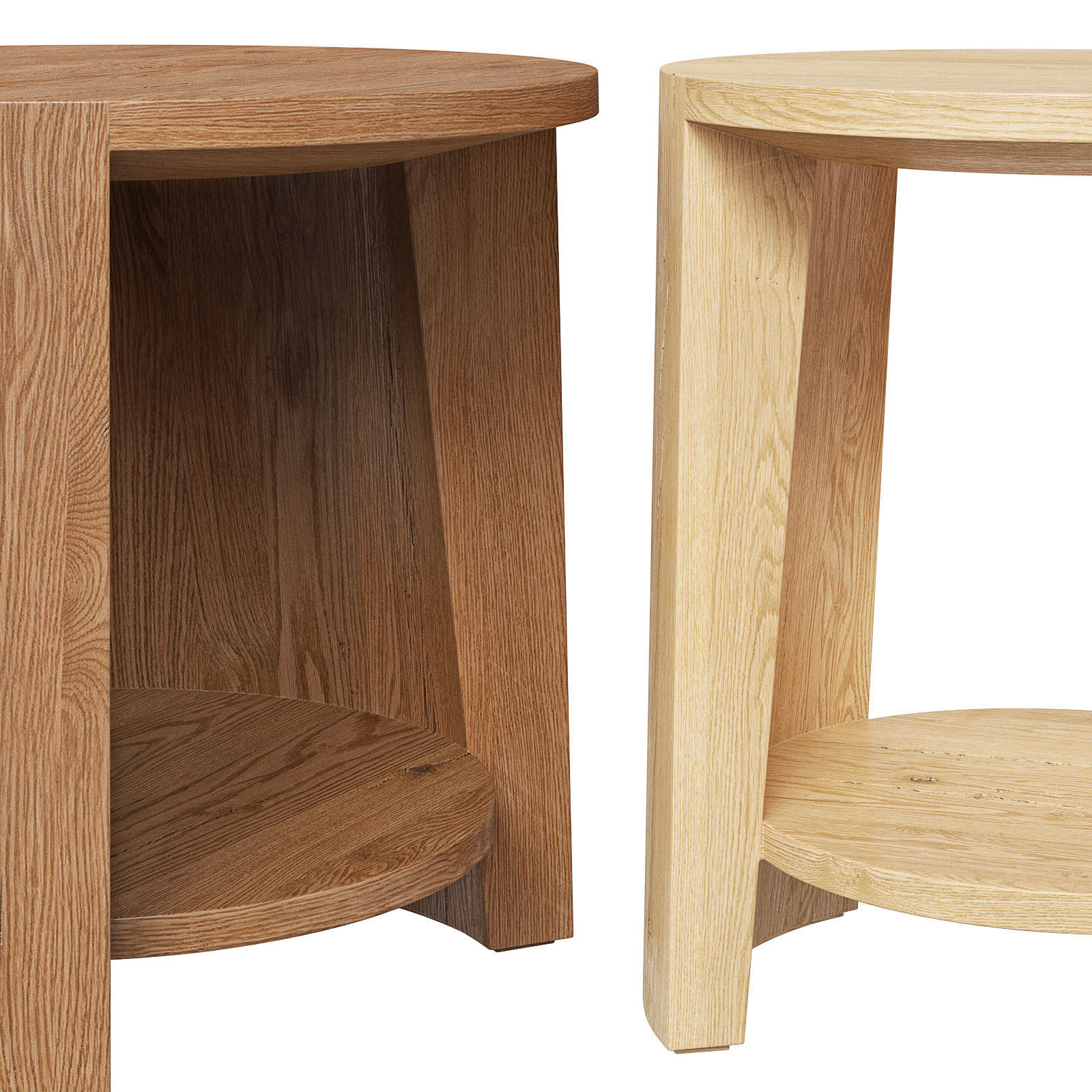 Restoration Hardware side tables Wyeth 3D model_9