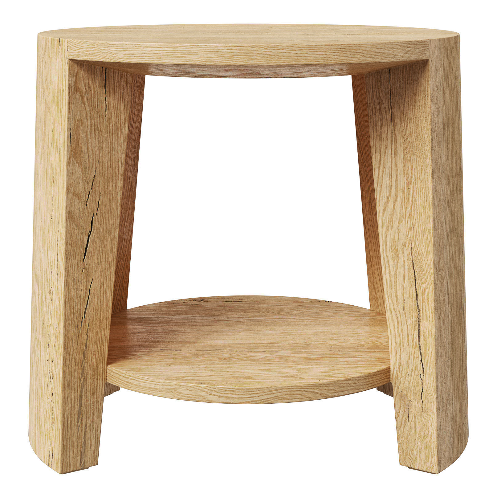 Restoration Hardware side tables Wyeth 3D model_7