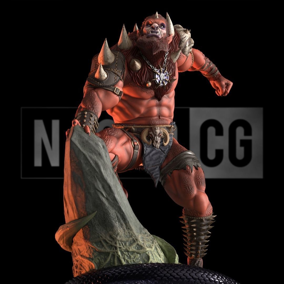 Fan Art - Beastman from MOTU - Statue 3D print model_2