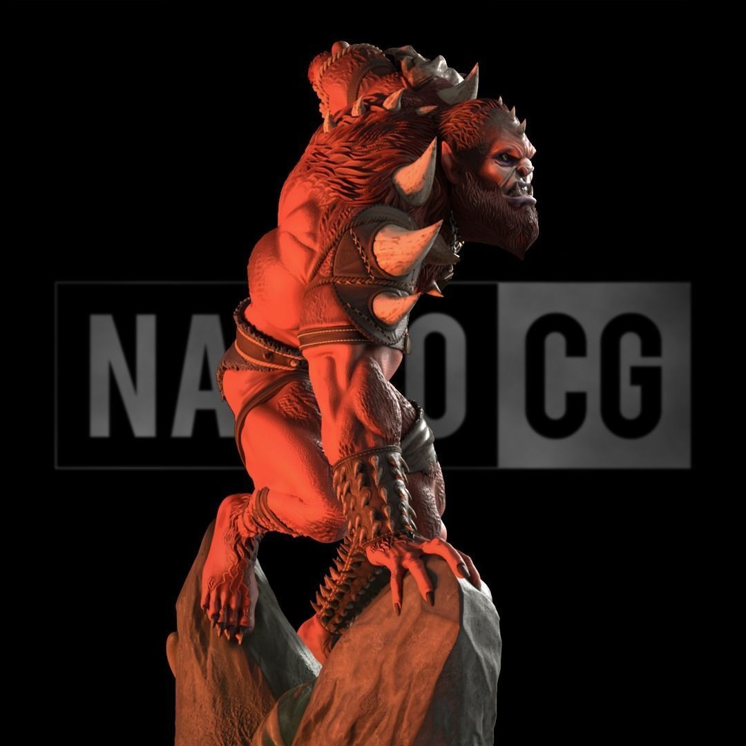 Fan Art - Beastman from MOTU - Statue 3D print model_4