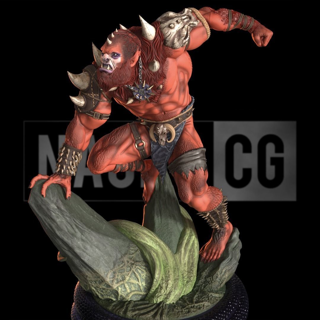 Fan Art - Beastman from MOTU - Statue 3D print model_3