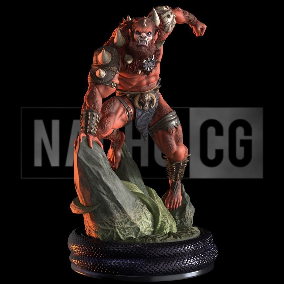Fan Art - Beastman from MOTU - Statue 3D print model_1