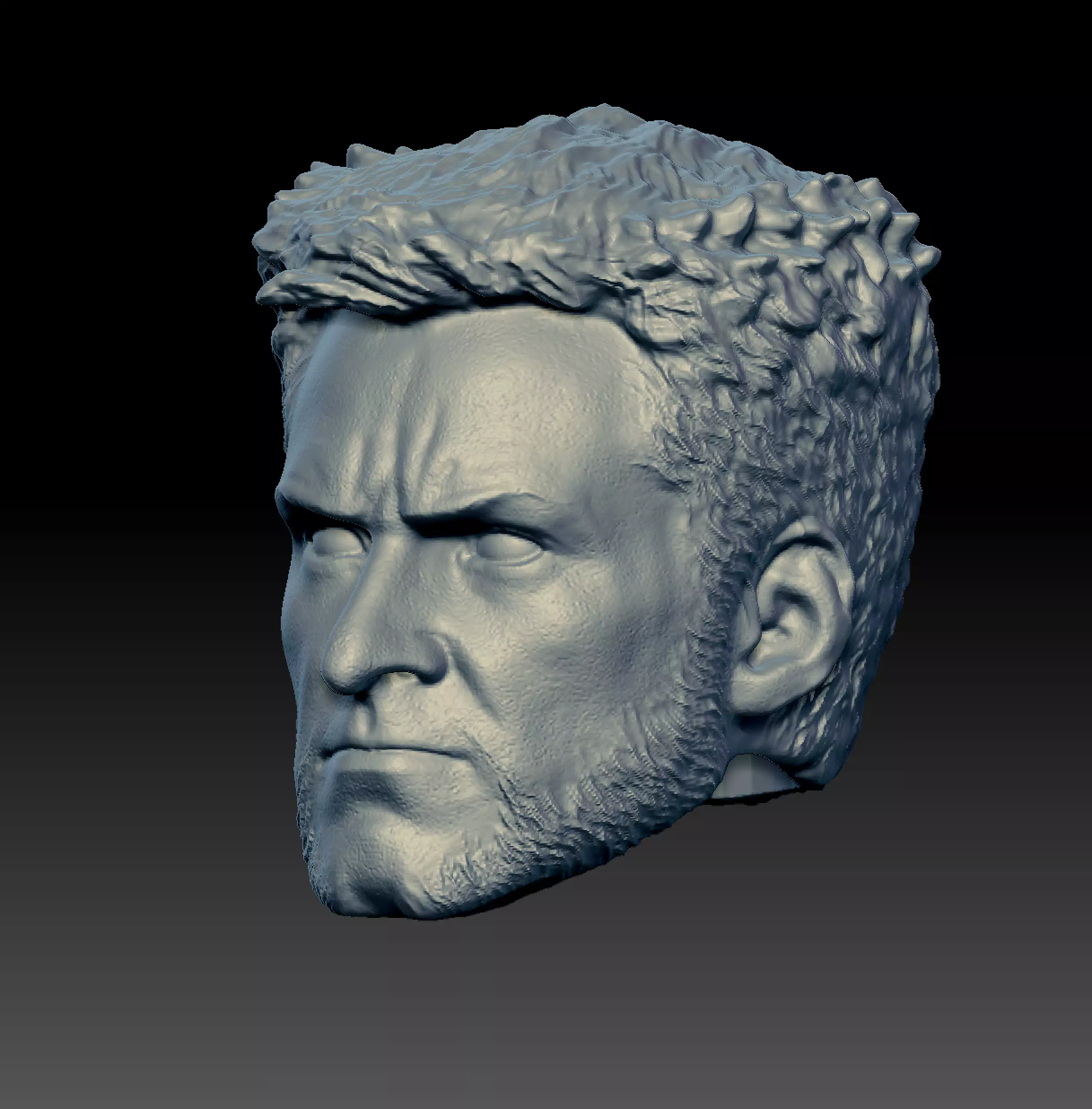 Huge Jacked Man 3D print model_0