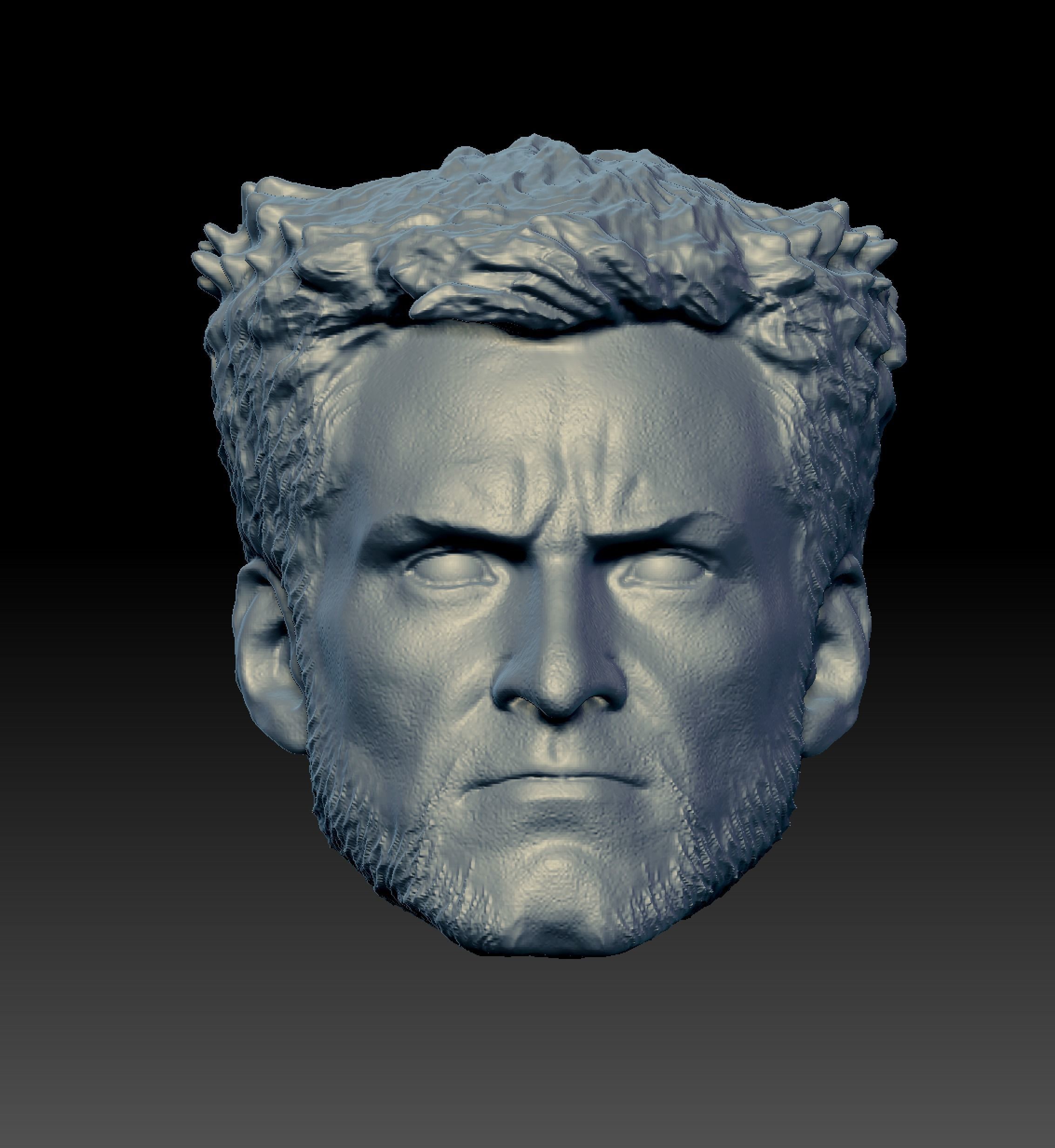 Huge Jacked Man 3D print model_1