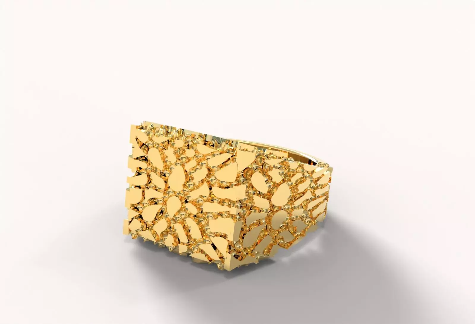 nugget ring 3D model_0