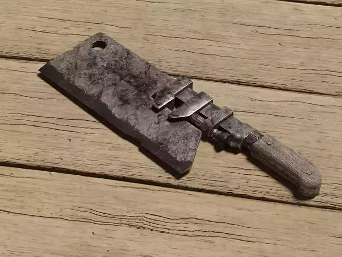 Rusty cleaver