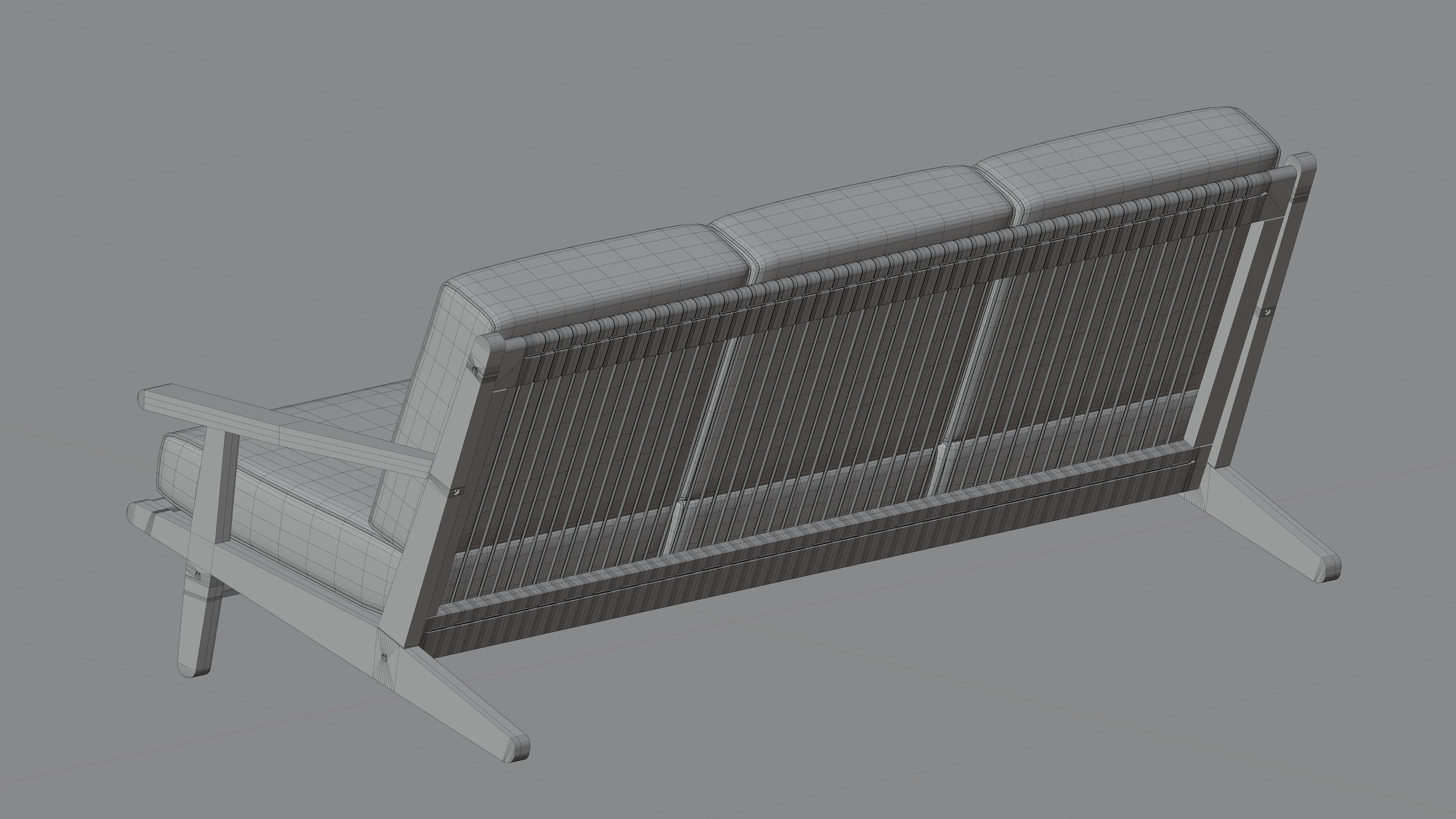 Sofa Maiorca 3 Seats by Butzke 3D model_3