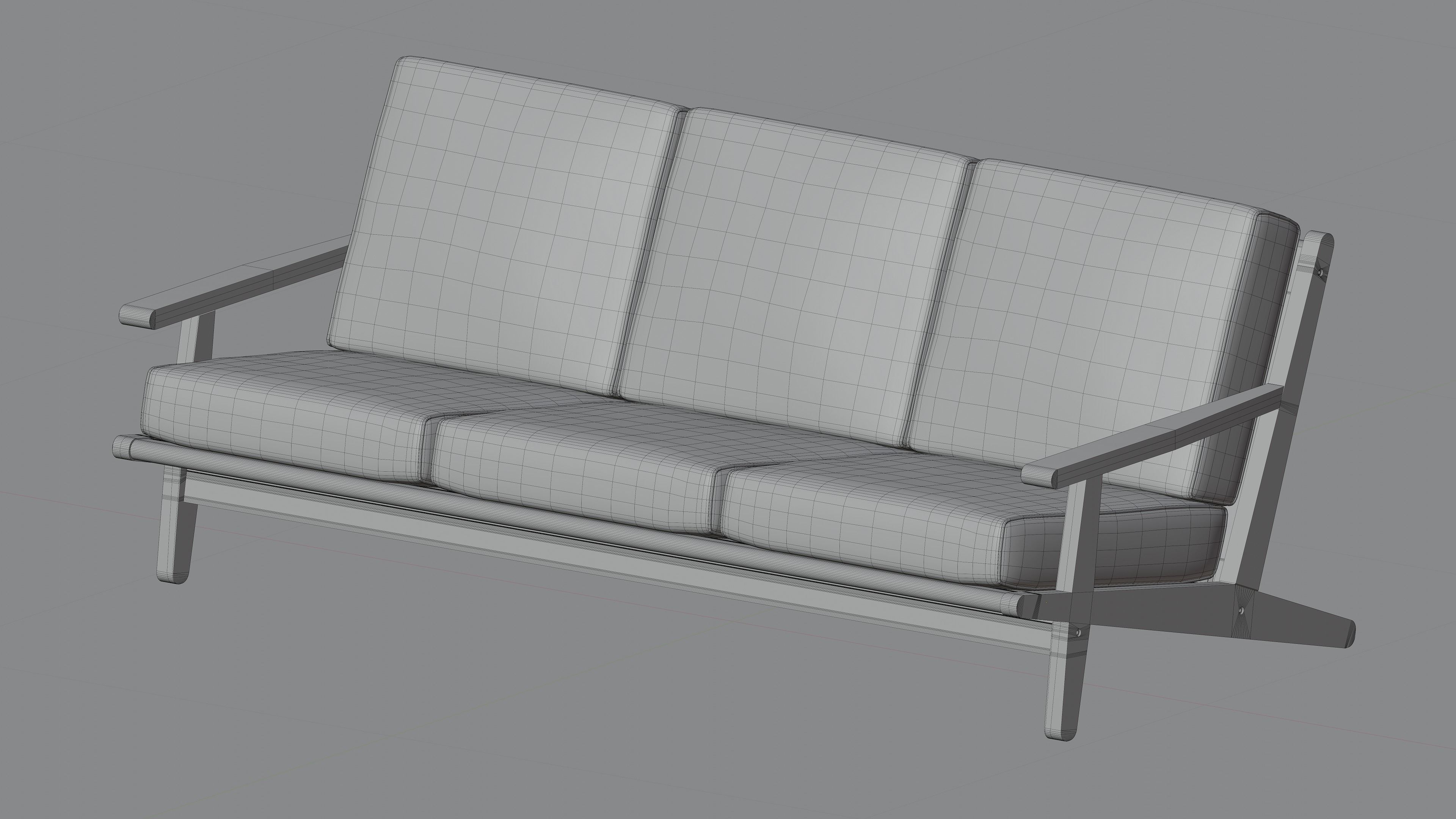 Sofa Maiorca 3 Seats by Butzke 3D model_1
