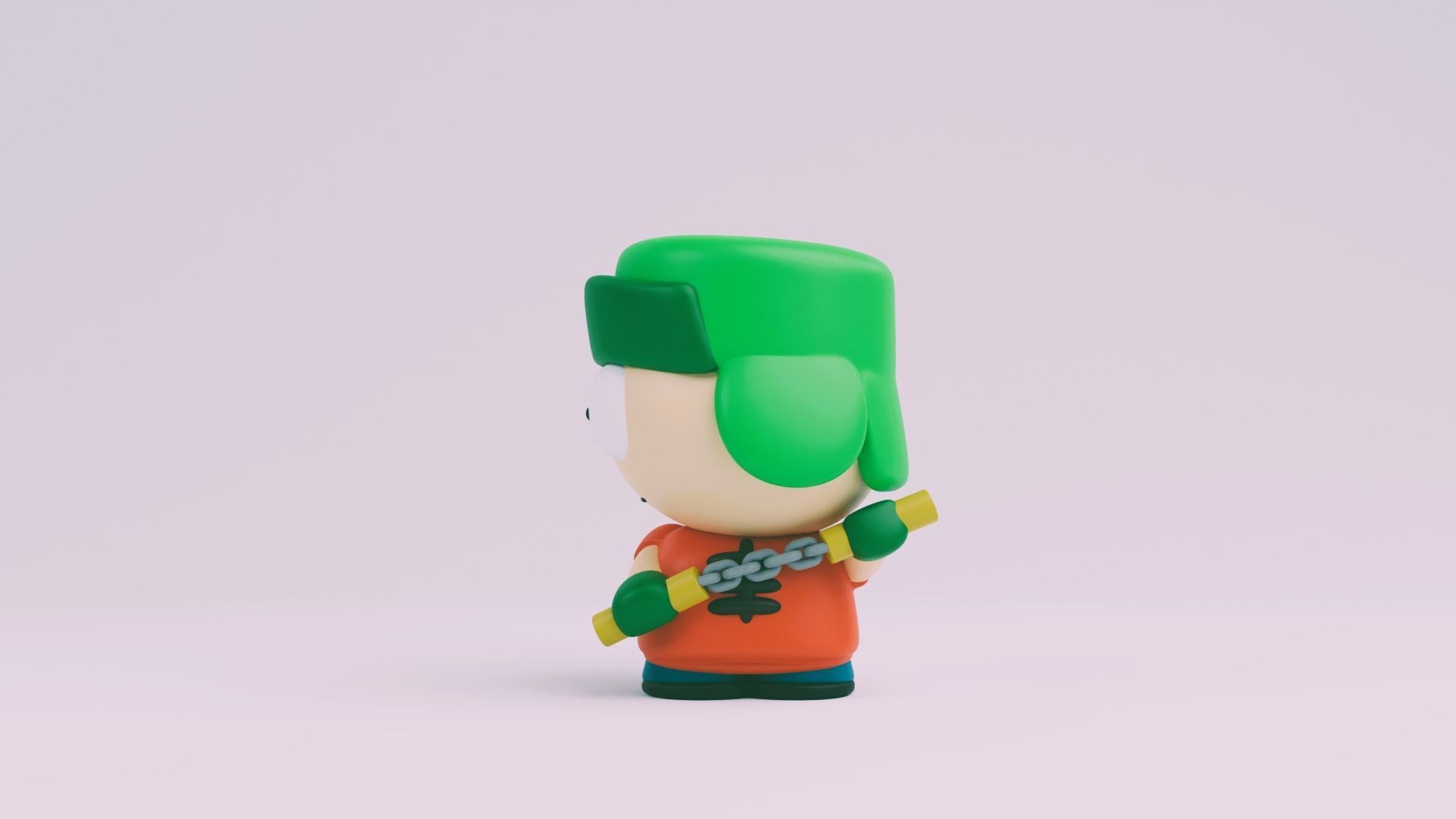 South Park Good Times With Weapons Kyle 3D print model_10