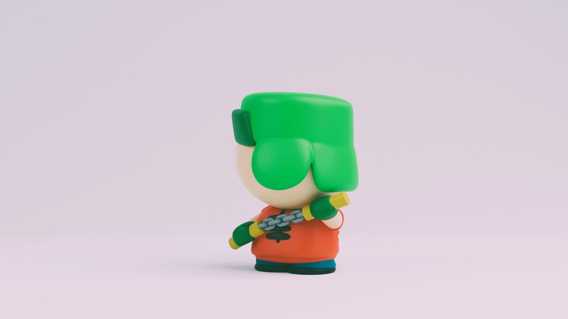 South Park Good Times With Weapons Kyle 3D print model_9