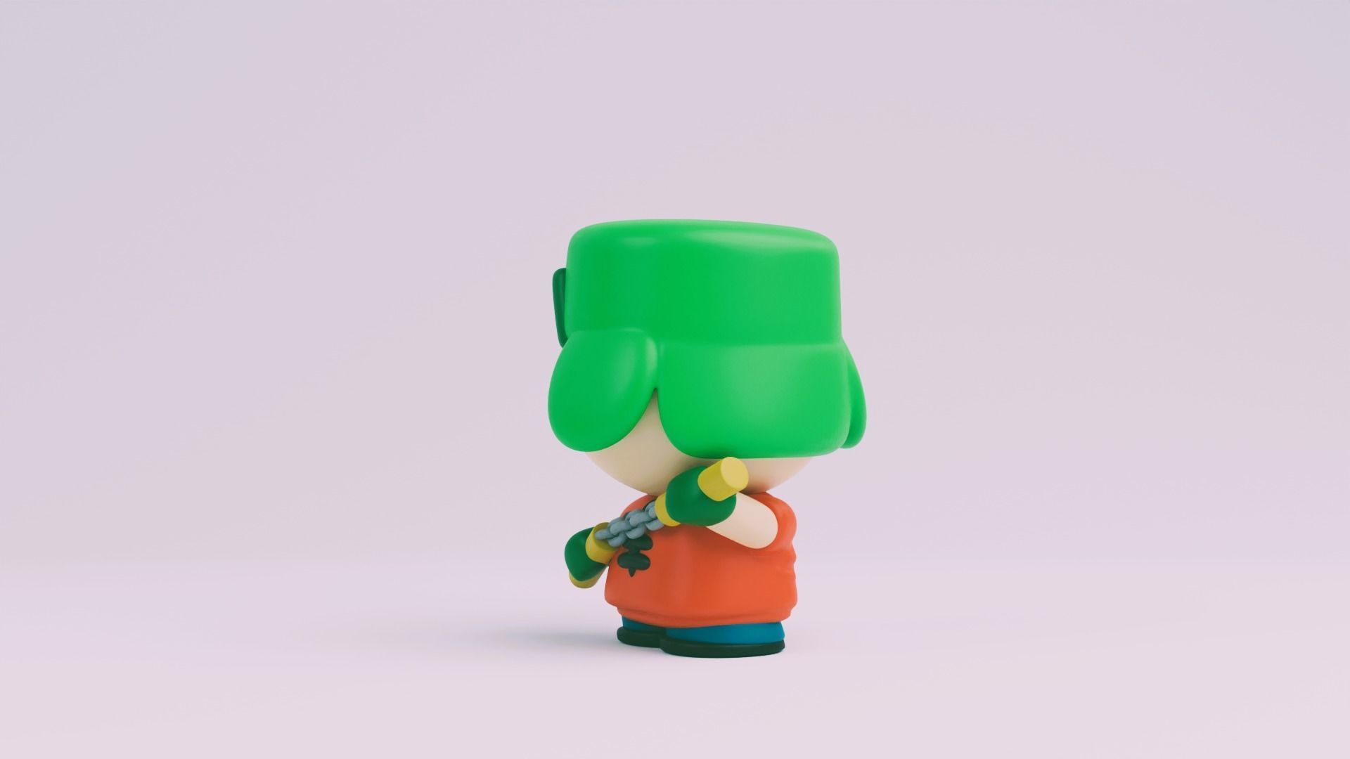 South Park Good Times With Weapons Kyle 3D print model_8