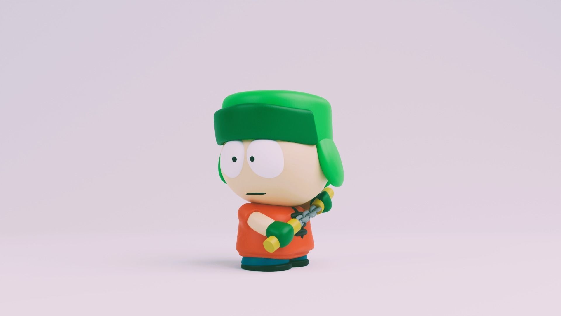 South Park Good Times With Weapons Kyle 3D print model_2