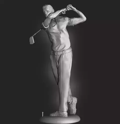  Golfer 3D print model