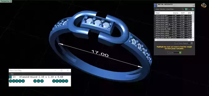 Women Ring 3D print model