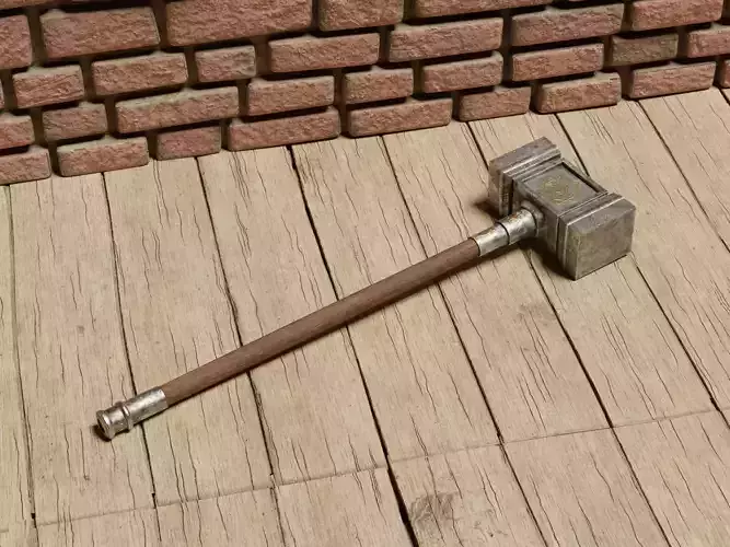 War hammer 3D model