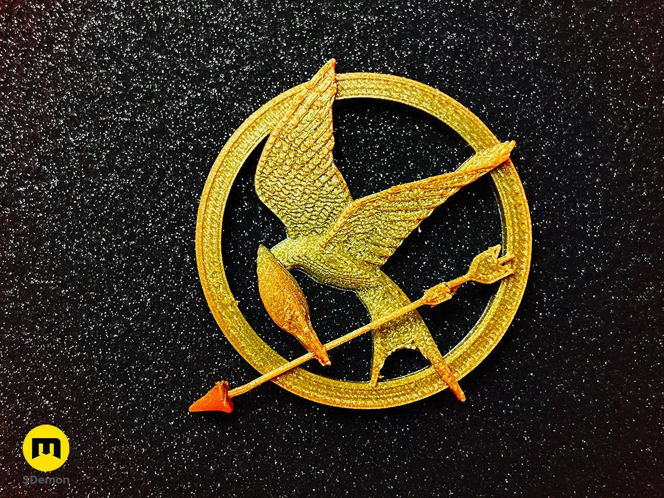 Mockingjay Pin Hunger Games Free 3D print model