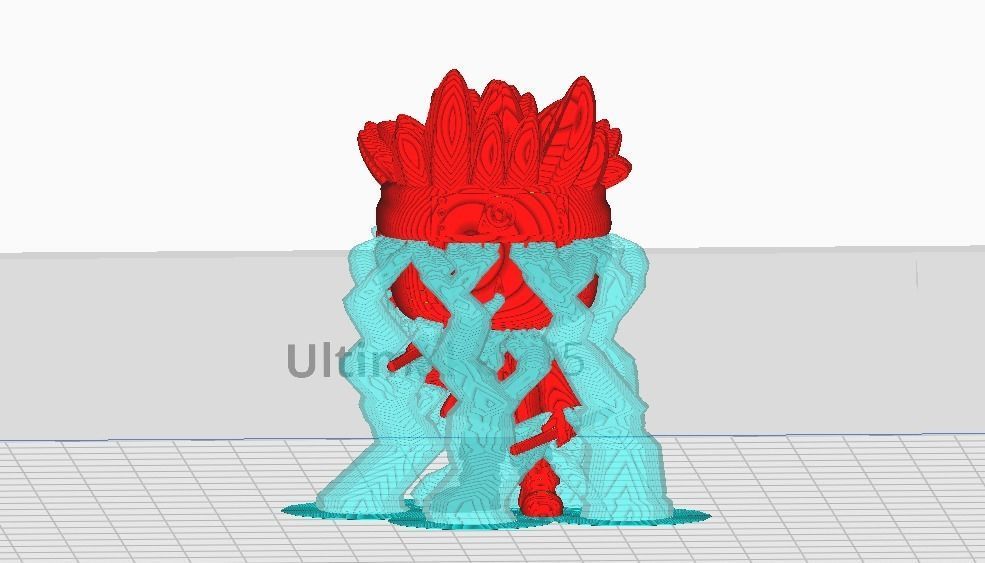 Naruto funko pop Six Paths Sage Mode 3D print model_13