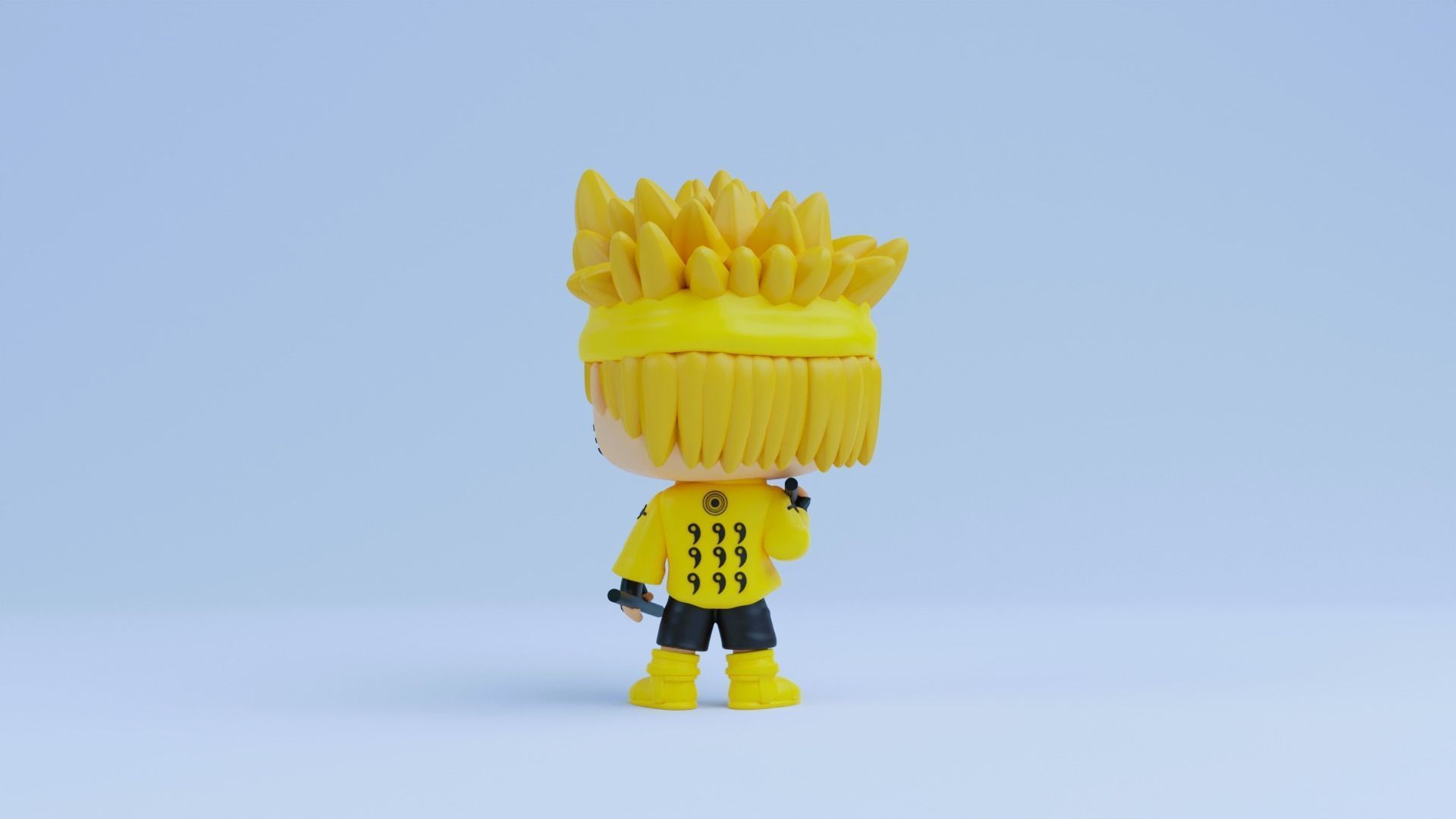 Naruto funko pop Six Paths Sage Mode 3D print model_9