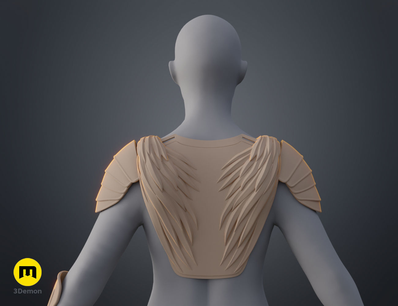 Mockingjay Armor Hunger Games 3D print model_23