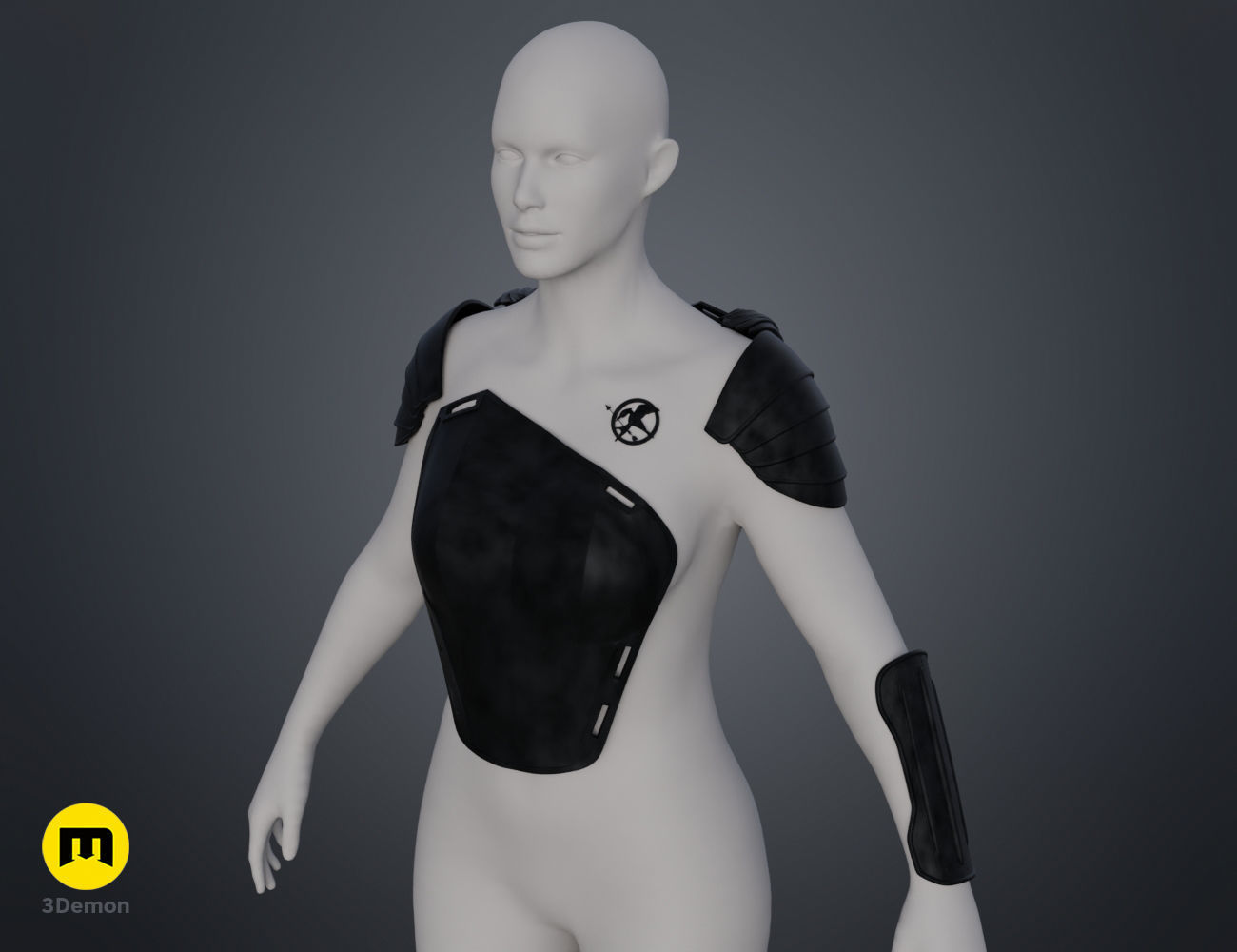 Mockingjay Armor Hunger Games 3D print model_19