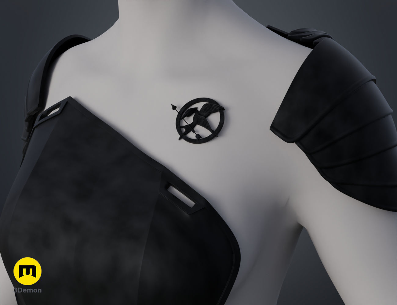 Mockingjay Armor Hunger Games 3D print model_2