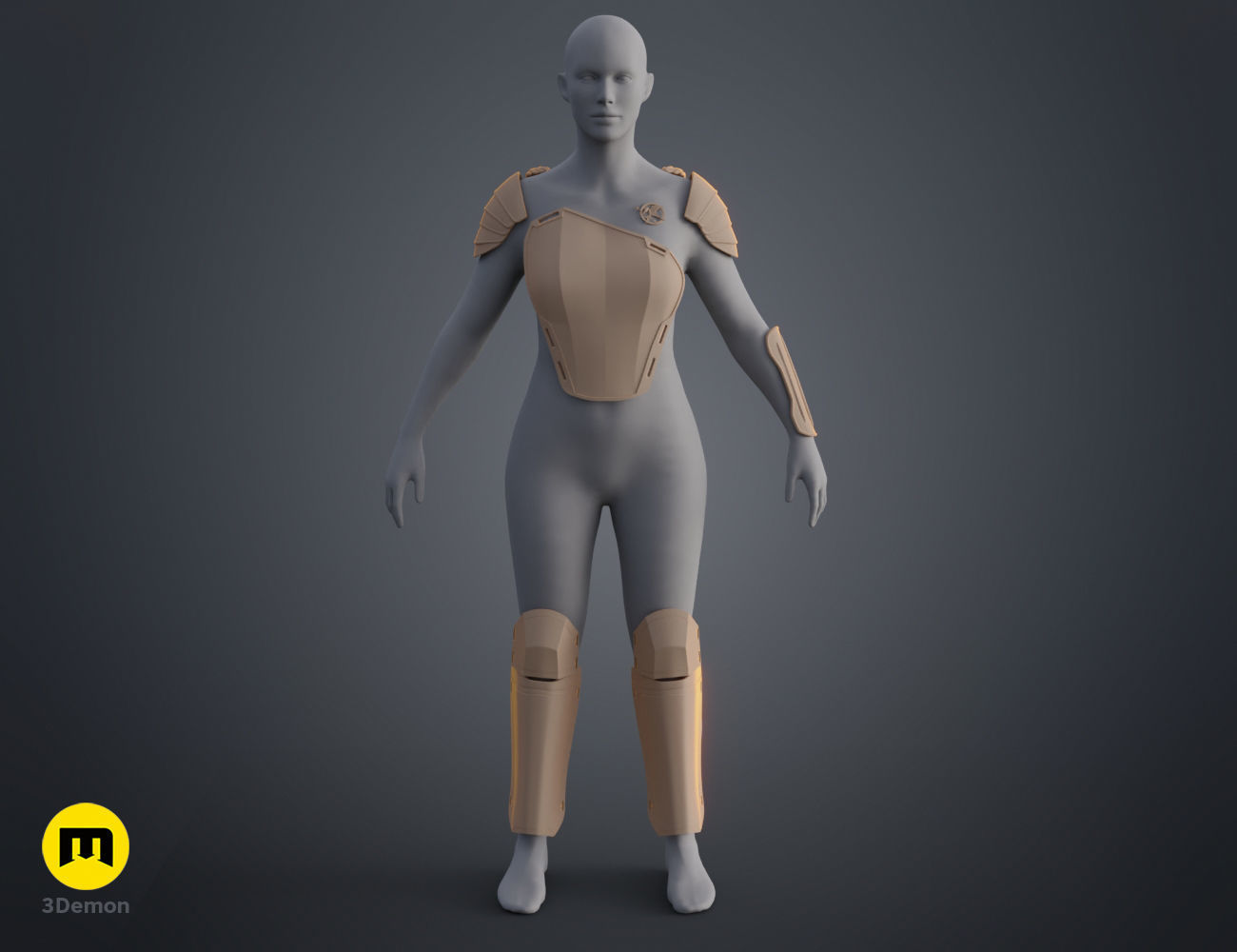 Mockingjay Armor Hunger Games 3D print model_18