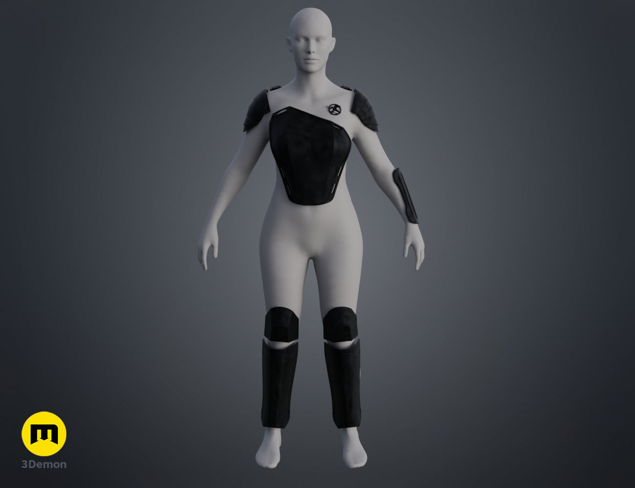 Mockingjay Armor Hunger Games 3D print model_7