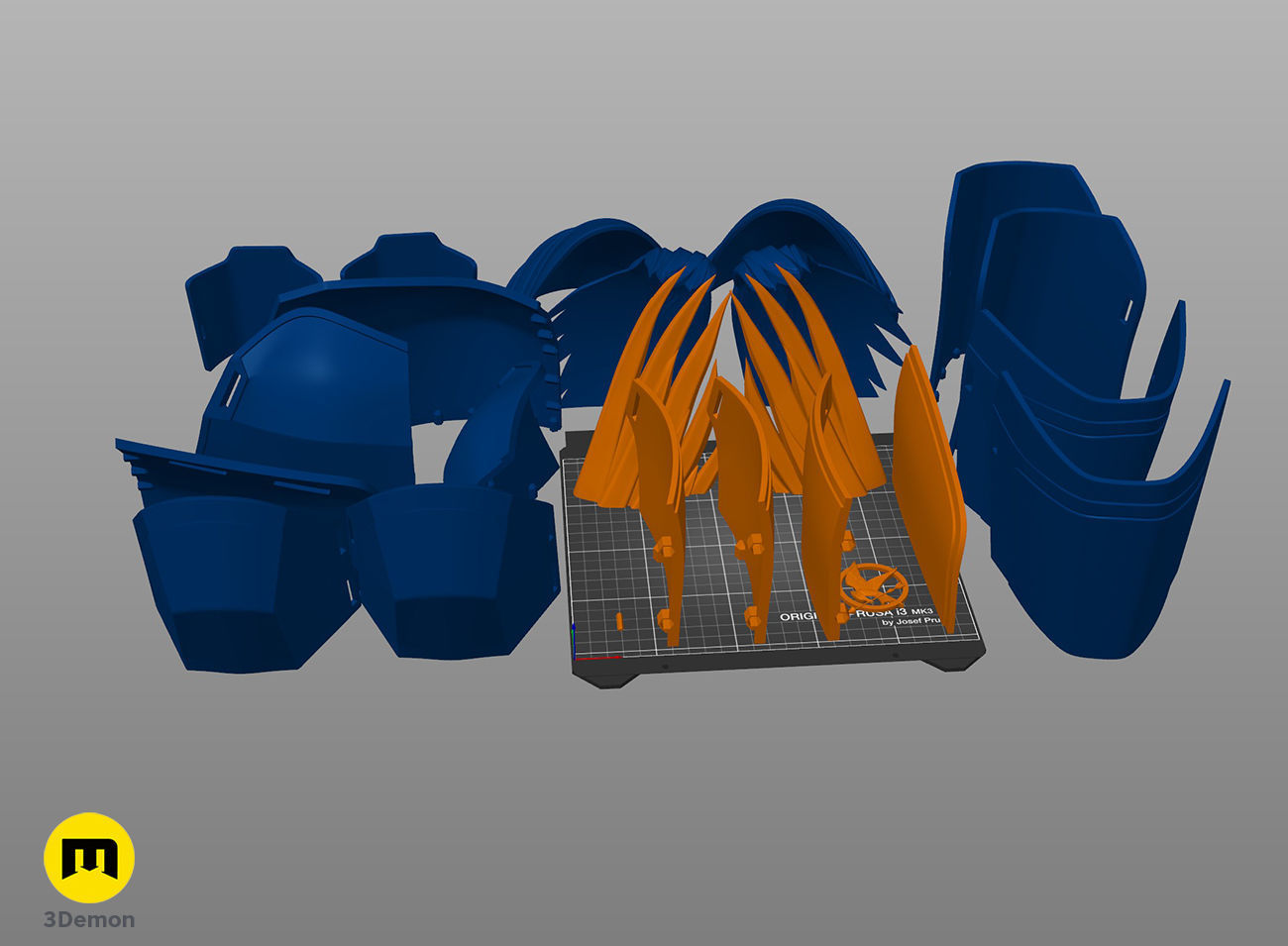 Mockingjay Armor Hunger Games 3D print model_5