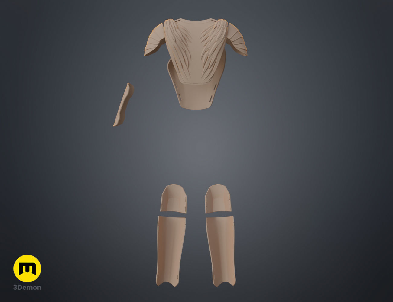 Mockingjay Armor Hunger Games 3D print model_13