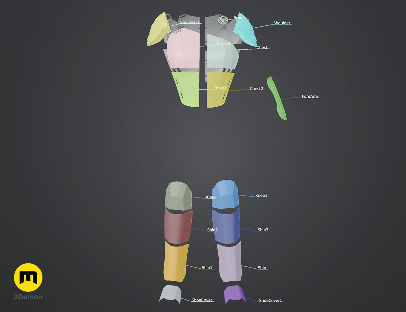 Mockingjay Armor Hunger Games 3D print model_3