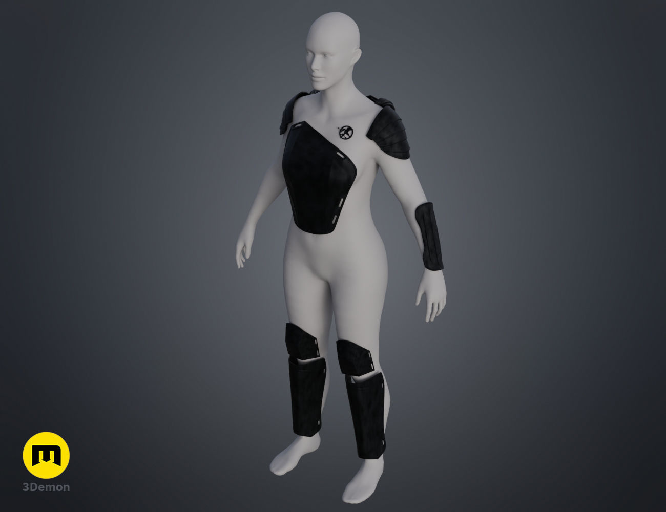 Mockingjay Armor Hunger Games 3D print model_22