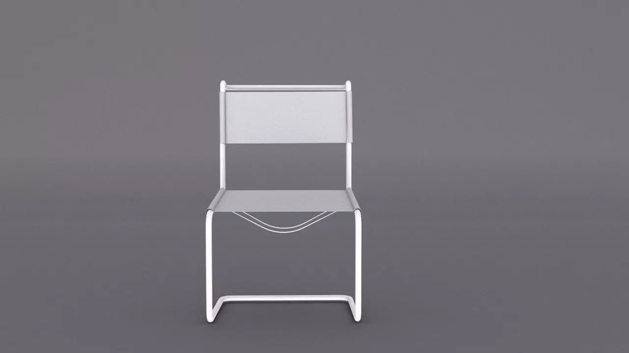 Thonet S 33 N Chair Low-poly 3D model