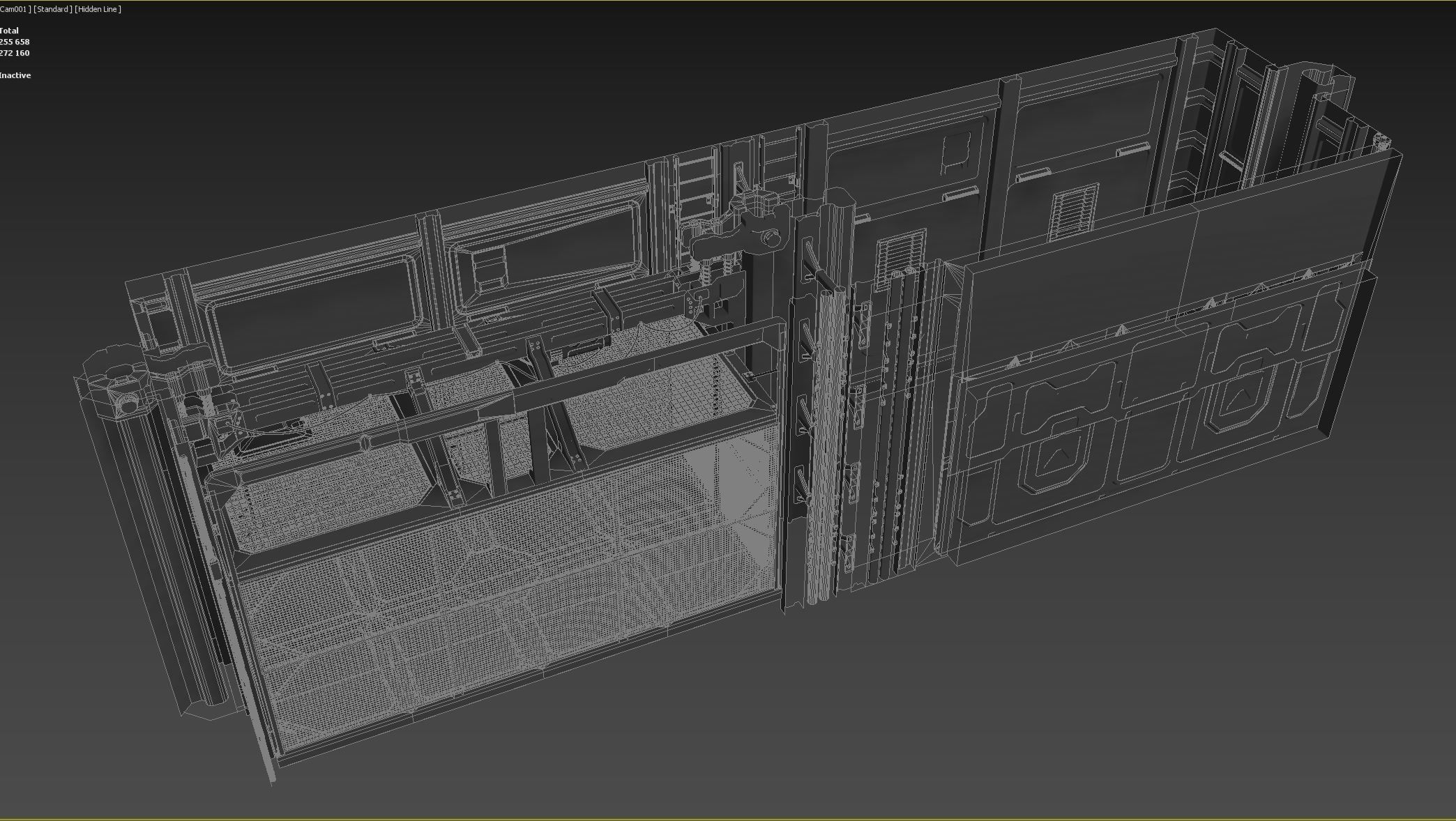 Service Elevator and Shaft 3D model_20