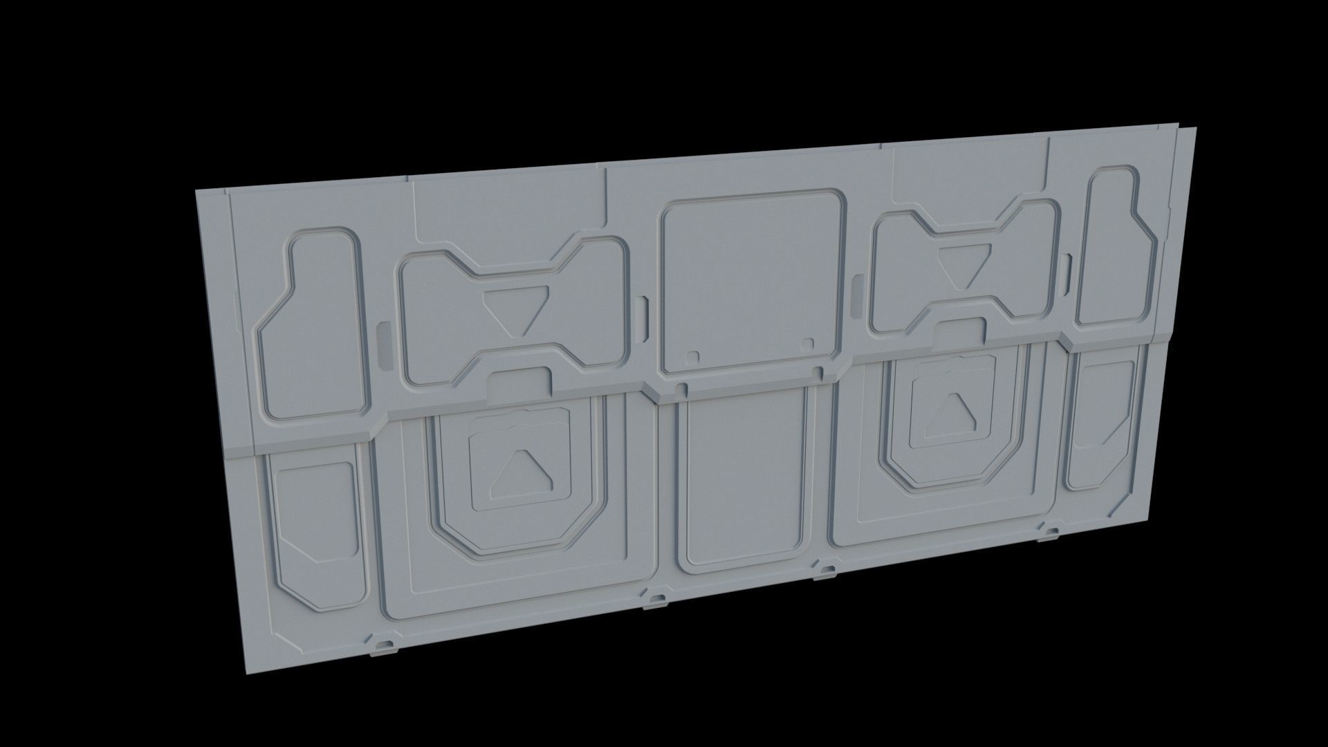 Service Elevator and Shaft 3D model_18