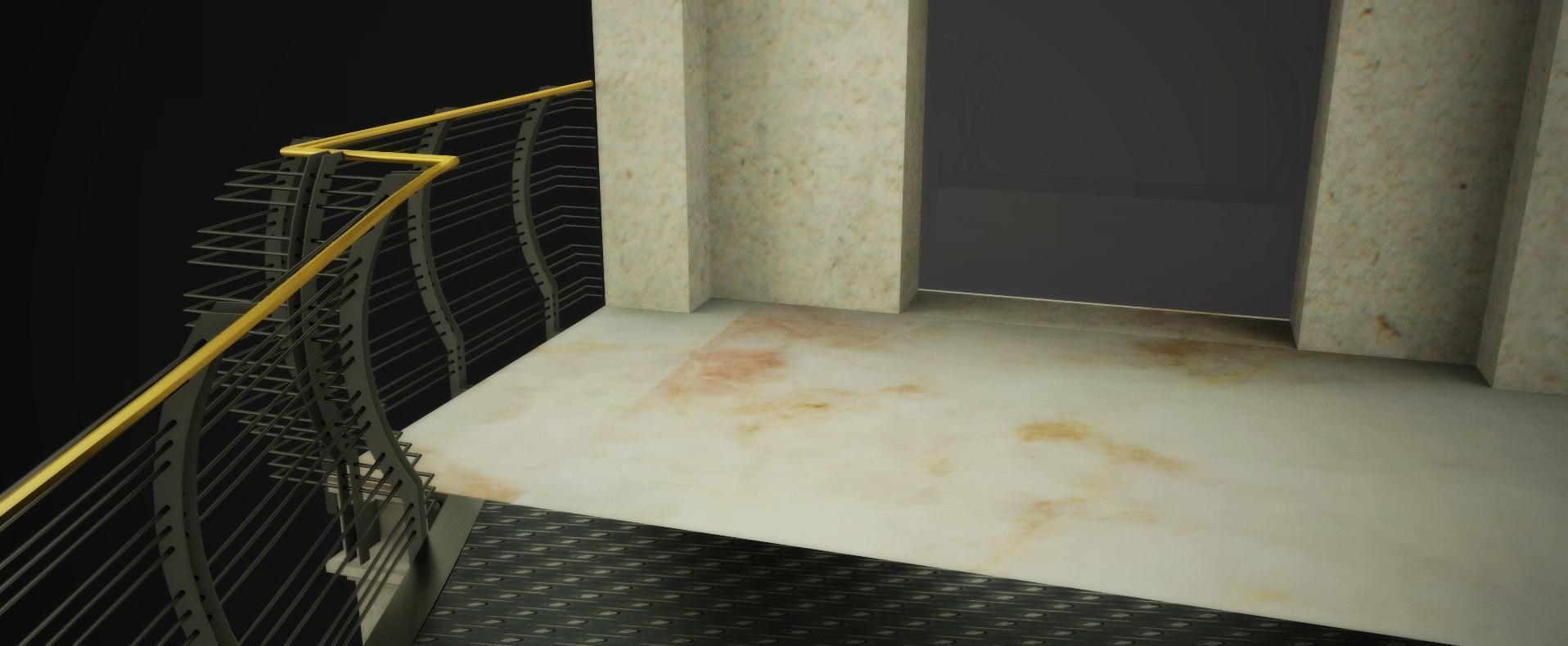 Steel bridge 3D model_8