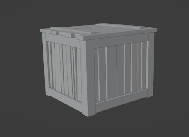 Crate 3D model_1