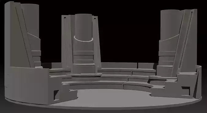 Space Monk Classroom Diorama 6 Inch scale