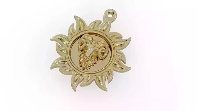 Aries pendant