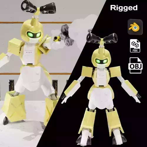  MetaBee  3D Model Low-poly 3D model