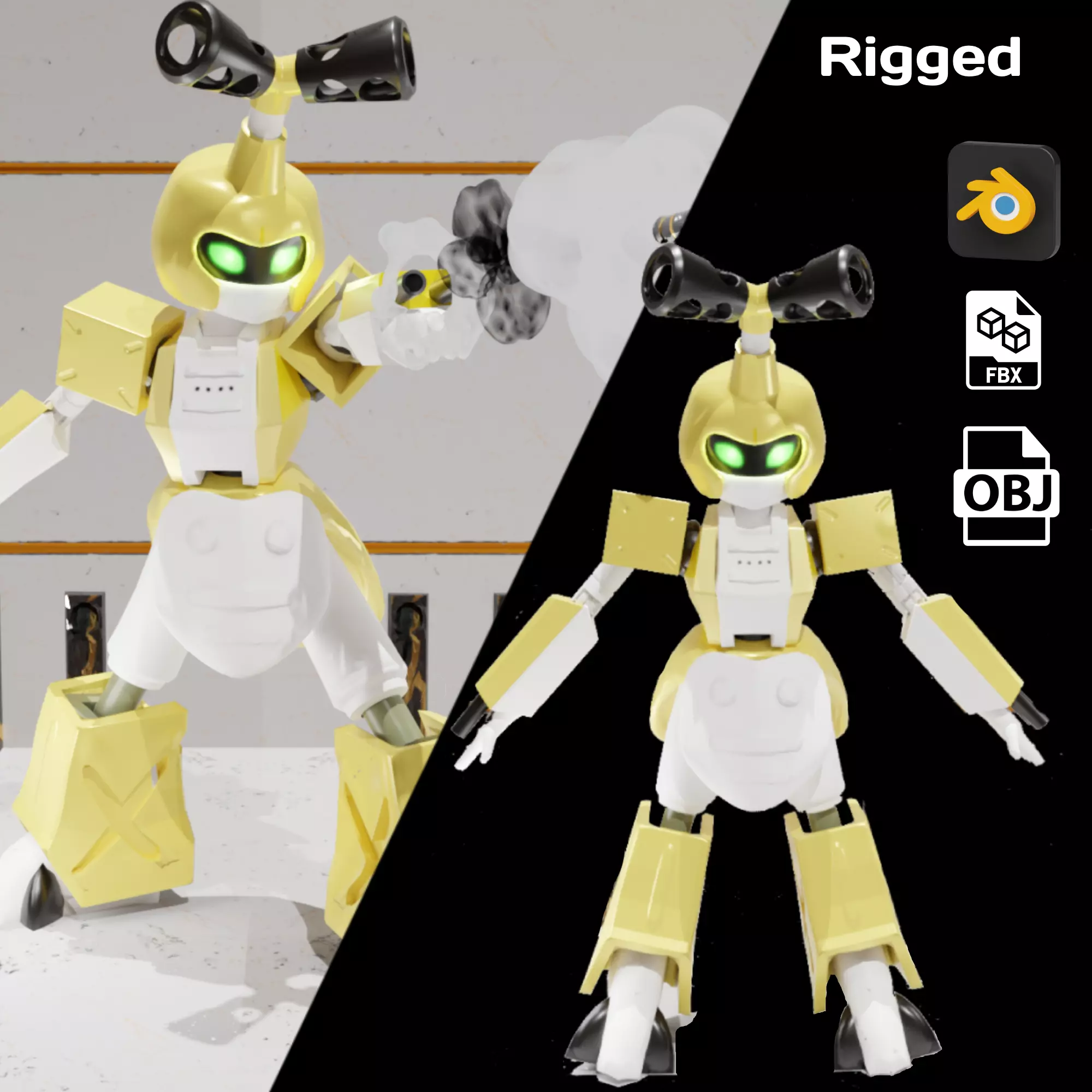  MetaBee  3D Model Low-poly 3D model_0