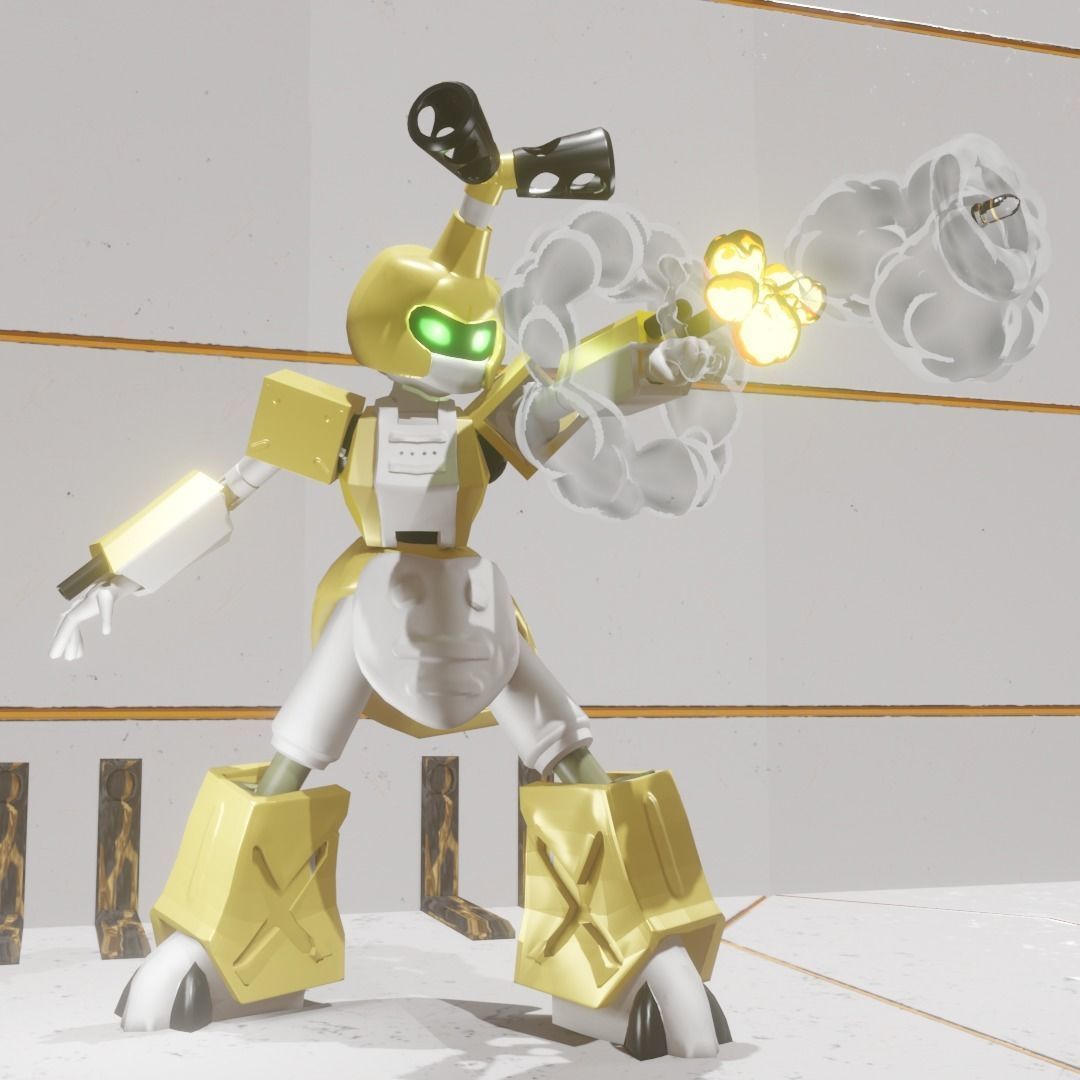  MetaBee  3D Model Low-poly 3D model_5