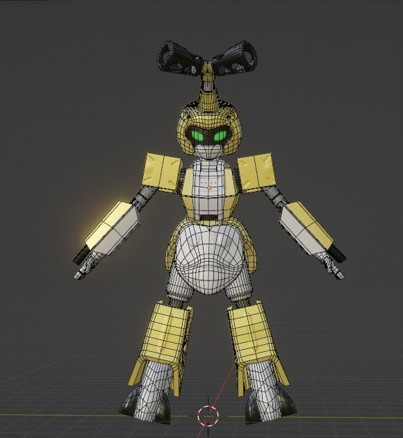  MetaBee  3D Model Low-poly 3D model_6