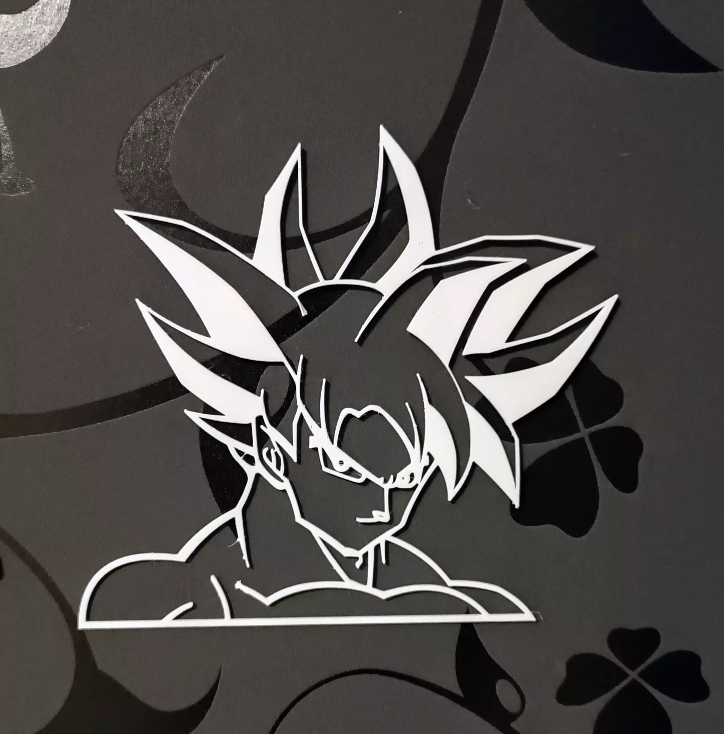 Son Goku Line Art 3D print model