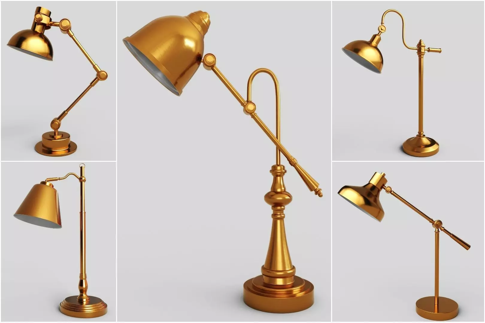 table lamp 3D Model Collection_0