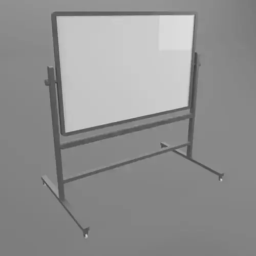 White board 3D model
