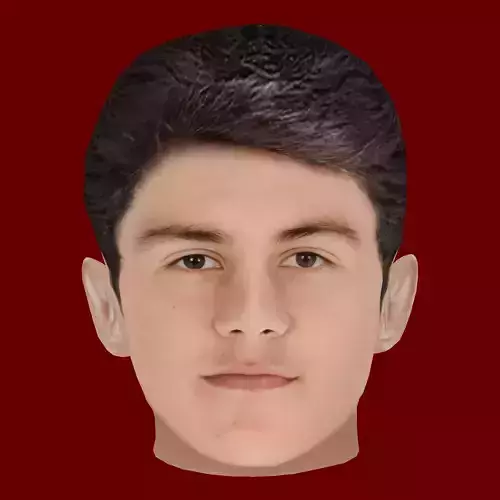 Facundo Pellistri Head - Low poly head for game