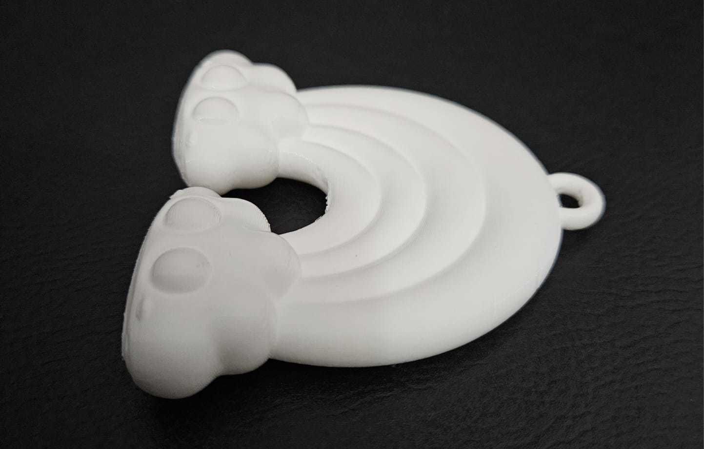 Rainbow Keychain 3D print model_7