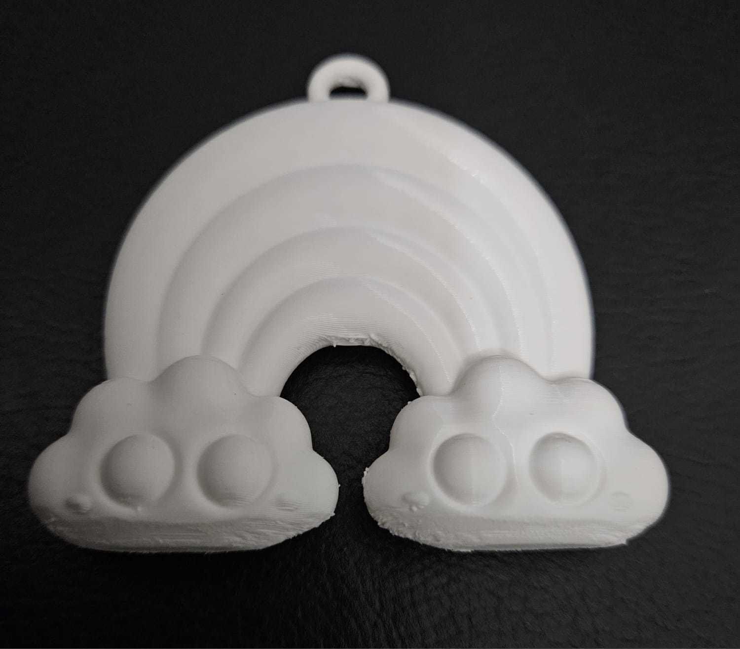 Rainbow Keychain 3D print model_9