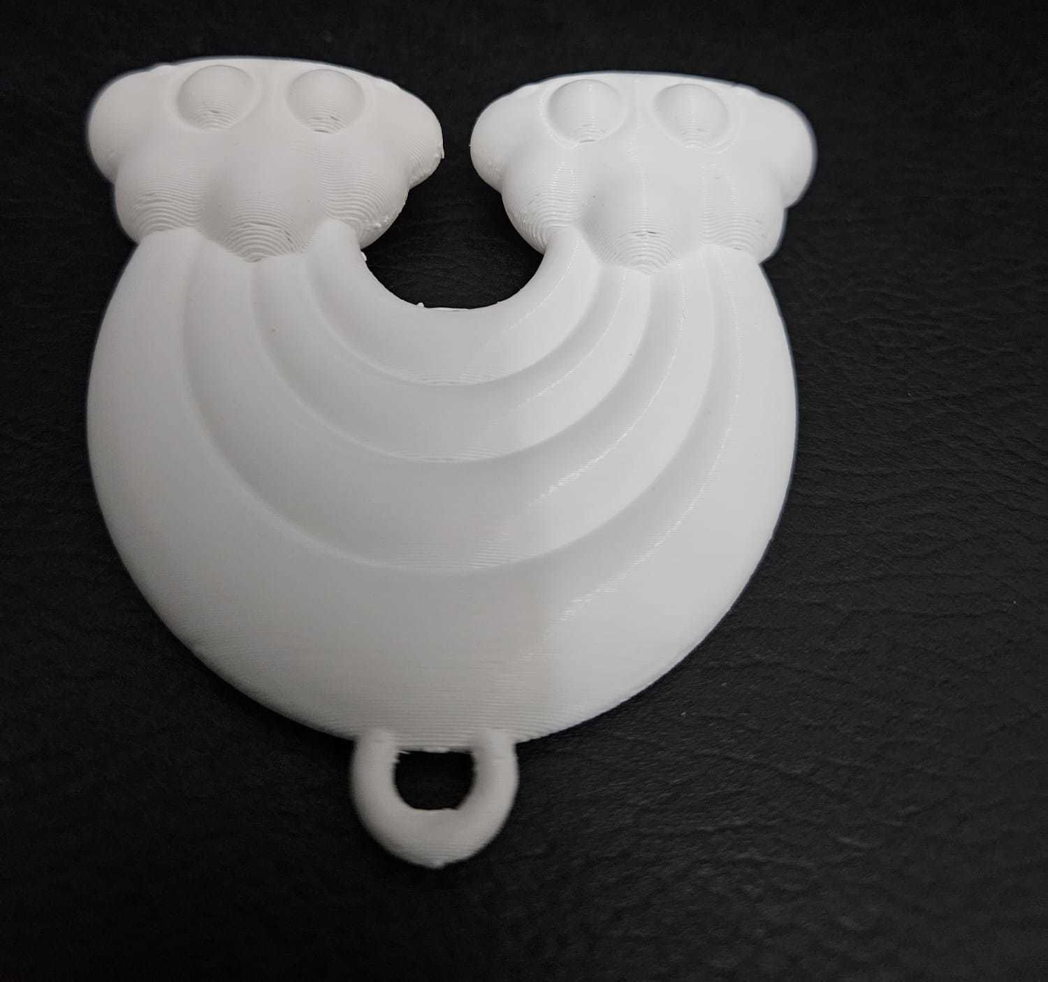 Rainbow Keychain 3D print model_8